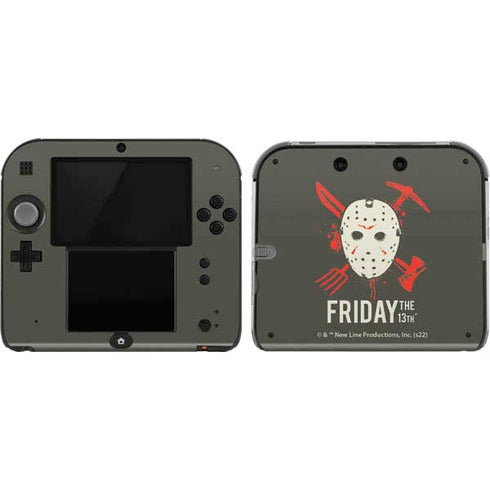 Warner Bros Friday the 13th Jason Voorhees Mask Nintendo Skins
