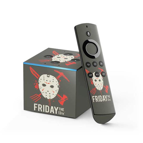 Warner Bros Friday the 13th Jason Voorhees Mask Fire TV Cube Skin