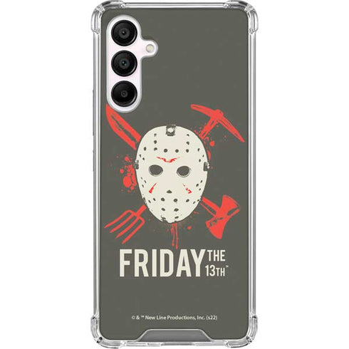 Warner Bros Friday the 13th Jason Voorhees Mask Galaxy A16 5G Clear Case