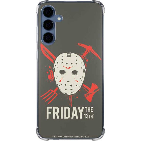 Warner Bros Friday the 13th Jason Voorhees Mask Galaxy A35 5G Clear Case