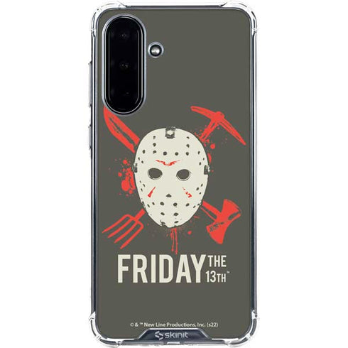Warner Bros Friday the 13th Jason Voorhees Mask Galaxy A36 5G Clear Case