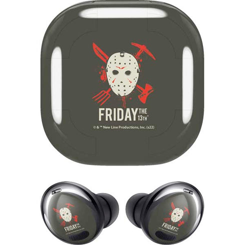 Warner Bros Friday the 13th Jason Voorhees Mask Galaxy Buds Pro Skin