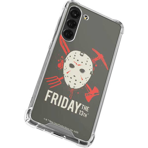Warner Bros Friday the 13th Jason Voorhees Mask Galaxy S24 FE Clear Case