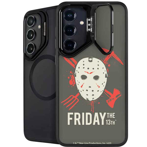 Warner Bros Friday the 13th Jason Voorhees Mask Galaxy S25 Kickstand Case