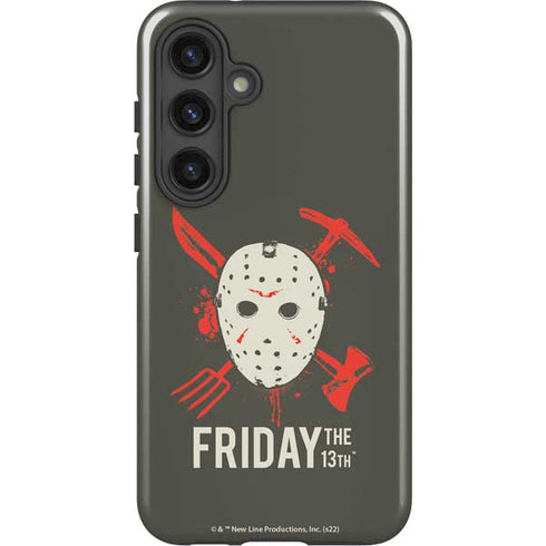 Warner Bros Friday the 13th Jason Voorhees Mask Galaxy S25 Plus Impact Case