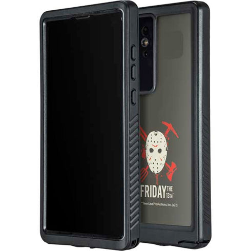 Warner Bros Friday the 13th Jason Voorhees Mask Galaxy S24 Ultra Waterproof Case