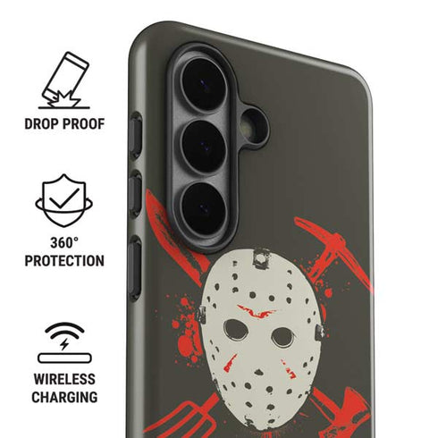 Warner Bros Friday the 13th Jason Voorhees Mask Galaxy S26 Impact Case