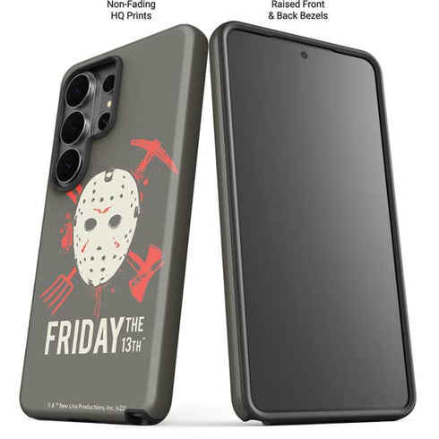 Warner Bros Friday the 13th Jason Voorhees Mask Galaxy S26 Ultra Impact Case