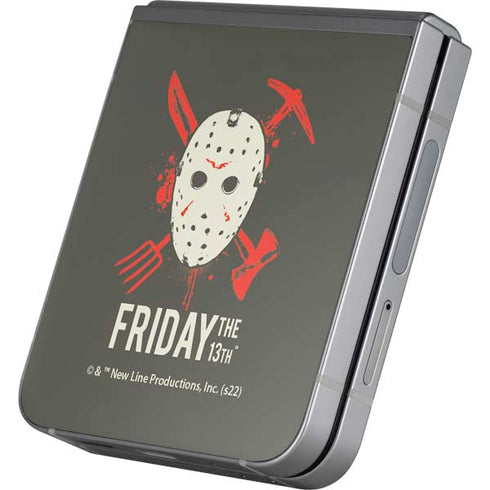 Warner Bros Friday the 13th Jason Voorhees Mask Galaxy Z Flip6 Skin