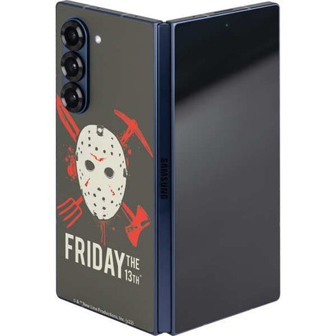 Warner Bros Friday the 13th Jason Voorhees Mask Galaxy Z Fold6 Skin