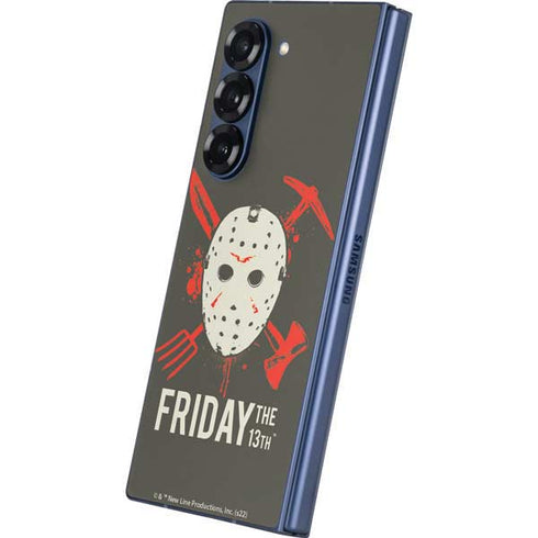 Warner Bros Friday the 13th Jason Voorhees Mask Galaxy Z Fold6 Skin