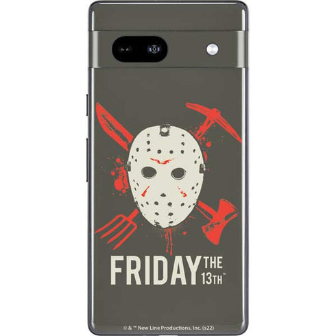 Warner Bros Friday the 13th Jason Voorhees Mask Google Pixel 7a Skin