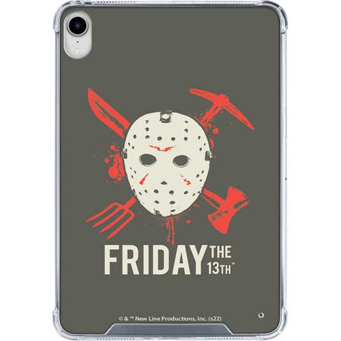 Warner Bros Friday the 13th Jason Voorhees Mask iPad 11th Gen (2025) Clear Case