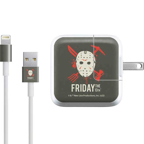 Warner Bros Friday the 13th Jason Voorhees Mask iPad Charger (10W USB) Skin