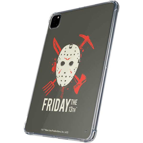 Warner Bros Friday the 13th Jason Voorhees Mask iPad Pro 11in (2024) Clear Case