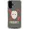 Warner Bros Friday the 13th Jason Voorhees Mask iPhone 16 Plus Clear Case