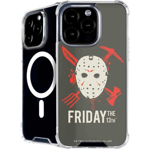 Warner Bros Friday the 13th Jason Voorhees Mask iPhone 16 Pro Max MagSafe Case