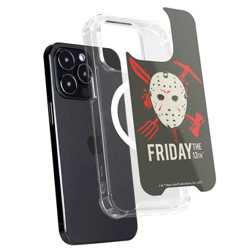 Warner Bros Friday the 13th Jason Voorhees Mask iPhone 16 Pro Max MagSafe Case