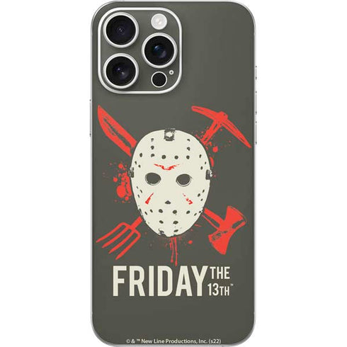 Warner Bros Friday the 13th Jason Voorhees Mask iPhone 16 Pro Max Skin
