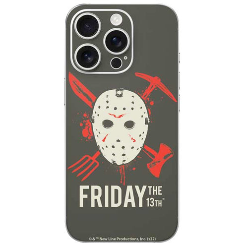 Warner Bros Friday the 13th Jason Voorhees Mask iPhone 16 Pro Skin