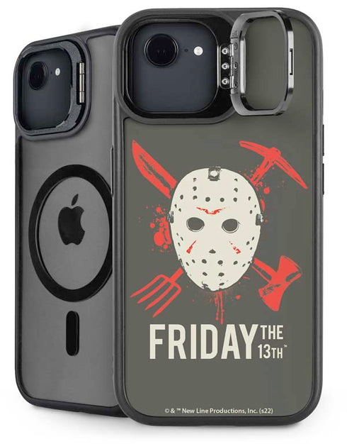 Warner Bros Friday the 13th Jason Voorhees Mask iPhone 16e Kickstand Case