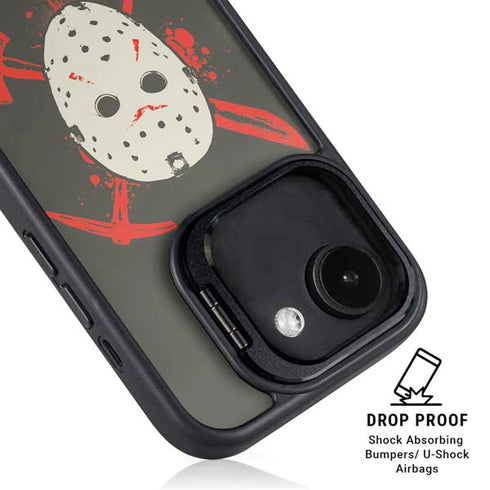 Warner Bros Friday the 13th Jason Voorhees Mask iPhone 16e Kickstand Case