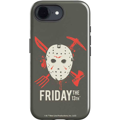 Warner Bros Friday the 13th Jason Voorhees Mask iPhone 16e Impact Case