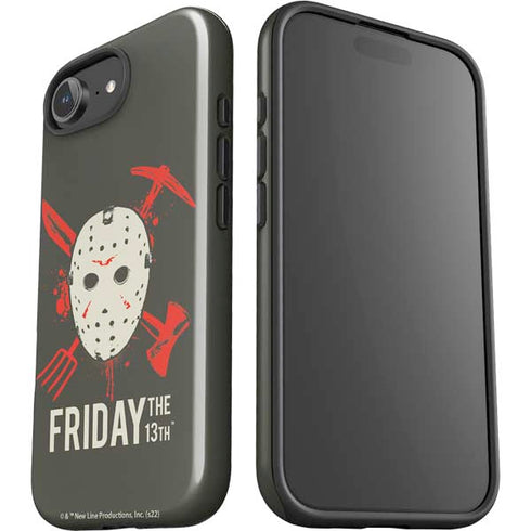 Warner Bros Friday the 13th Jason Voorhees Mask iPhone 16e Impact Case