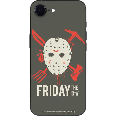 Warner Bros Friday the 13th Jason Voorhees Mask iPhone 16e Skin