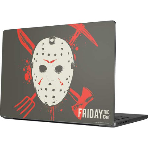 Warner Bros Friday the 13th Jason Voorhees Mask Apple MacBook Pro 14-inch Skin