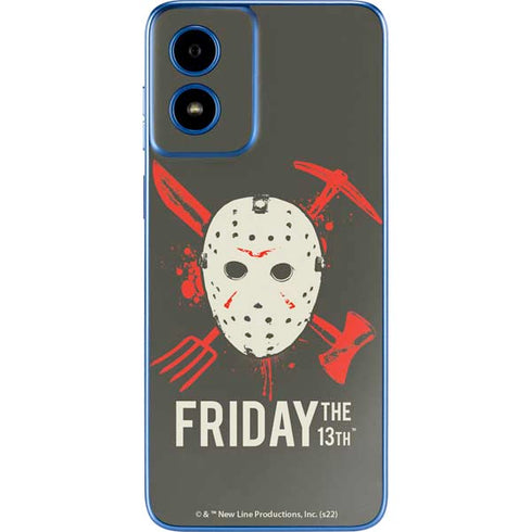 Warner Bros Friday the 13th Jason Voorhees Mask Moto G Play 4G (2024) Skin