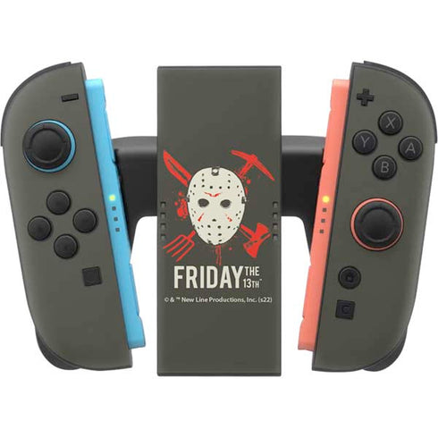 Warner Bros Friday the 13th Jason Voorhees Mask Nintendo Switch 2 (2025) Joy-Con Controller Skin