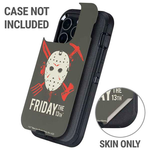 Warner Bros Friday the 13th Jason Voorhees Mask Otterbox Defender iPhone Skin
