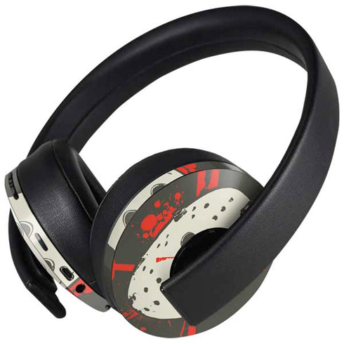 Warner Bros Friday the 13th Jason Voorhees Mask PlayStation 4 Gold Wireless Headset Skin
