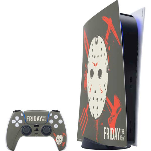 Warner Bros Friday the 13th Jason Voorhees Mask PlayStation PS5 Skins