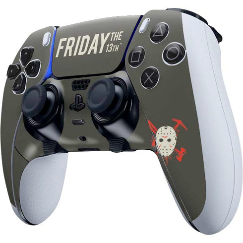 Warner Bros Friday the 13th Jason Voorhees Mask PS5 DualSense Edge Pro Controller Skin