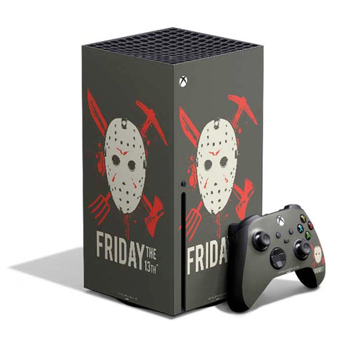 Warner Bros Friday the 13th Jason Voorhees Mask Xbox Series X Bundle Skin