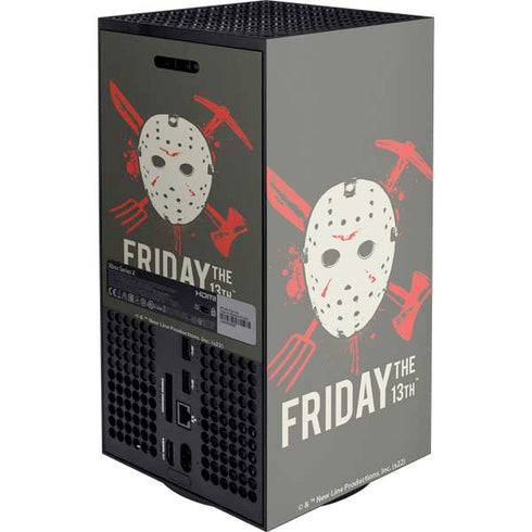 Warner Bros Friday the 13th Jason Voorhees Mask XBox Series X Digital Edition Console Skin