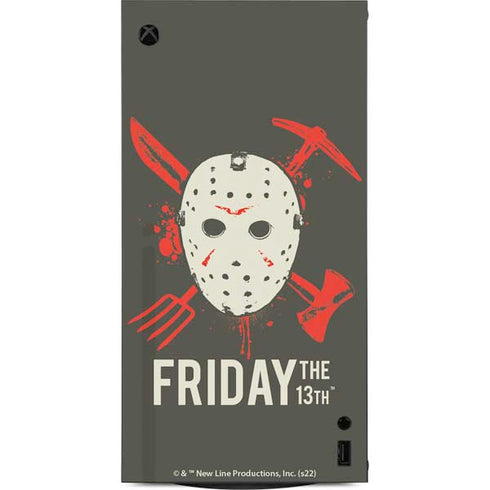 Warner Bros Friday the 13th Jason Voorhees Mask XBox Series X Digital Edition Console Skin
