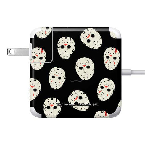 Warner Bros Friday the 13th Jason Voorhees Pattern 85W Power Adapter (15 and 17 inch MacBook Pro Charger) Skin