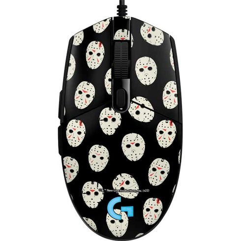 Warner Bros Friday the 13th Jason Voorhees Pattern G203 Prodigy RGB Wired Gaming Mouse Skin