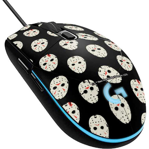 Warner Bros Friday the 13th Jason Voorhees Pattern G203 Prodigy RGB Wired Gaming Mouse Skin
