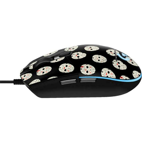 Warner Bros Friday the 13th Jason Voorhees Pattern G203 Prodigy RGB Wired Gaming Mouse Skin
