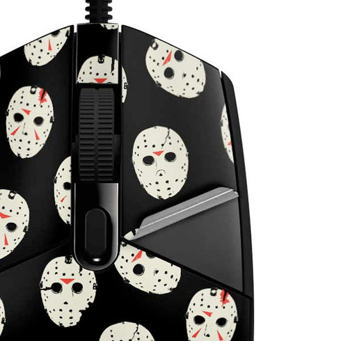 Warner Bros Friday the 13th Jason Voorhees Pattern G203 Prodigy RGB Wired Gaming Mouse Skin