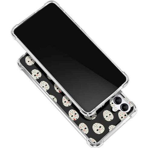 Warner Bros Friday the 13th Jason Voorhees Pattern Gabb Phone 4 Clear Case