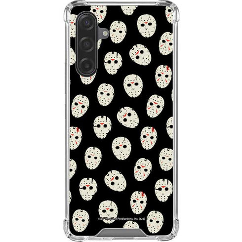 Warner Bros Friday the 13th Jason Voorhees Pattern Galaxy A17 Clear Case