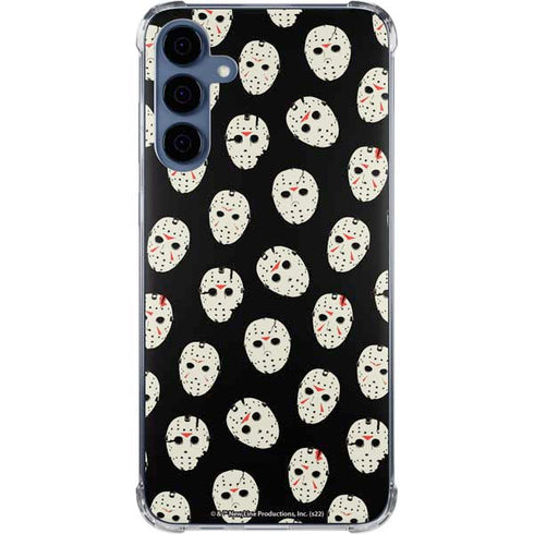 Warner Bros Friday the 13th Jason Voorhees Pattern Galaxy A55 5G Clear Case