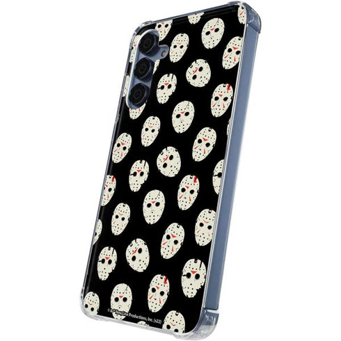 Warner Bros Friday the 13th Jason Voorhees Pattern Galaxy A55 5G Clear Case