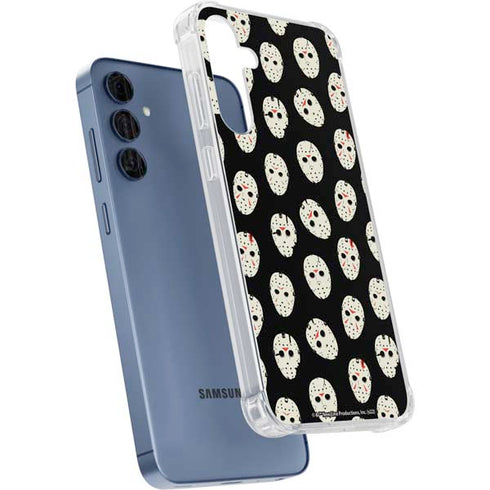 Warner Bros Friday the 13th Jason Voorhees Pattern Galaxy A55 5G Clear Case