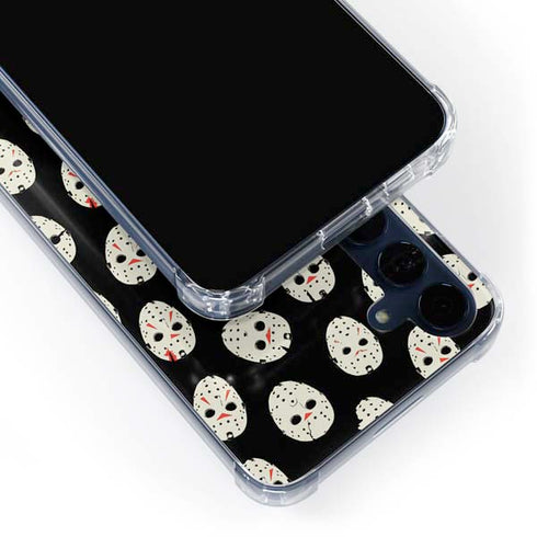 Warner Bros Friday the 13th Jason Voorhees Pattern Galaxy A55 5G Clear Case